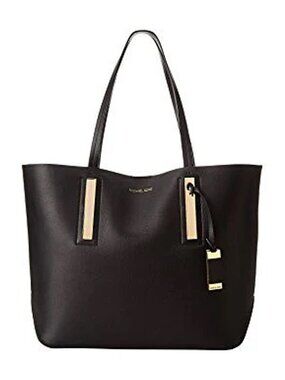 Michael Kors Collection Jaryn Leather Tote Bag Large Handbag Black Purse NEW
